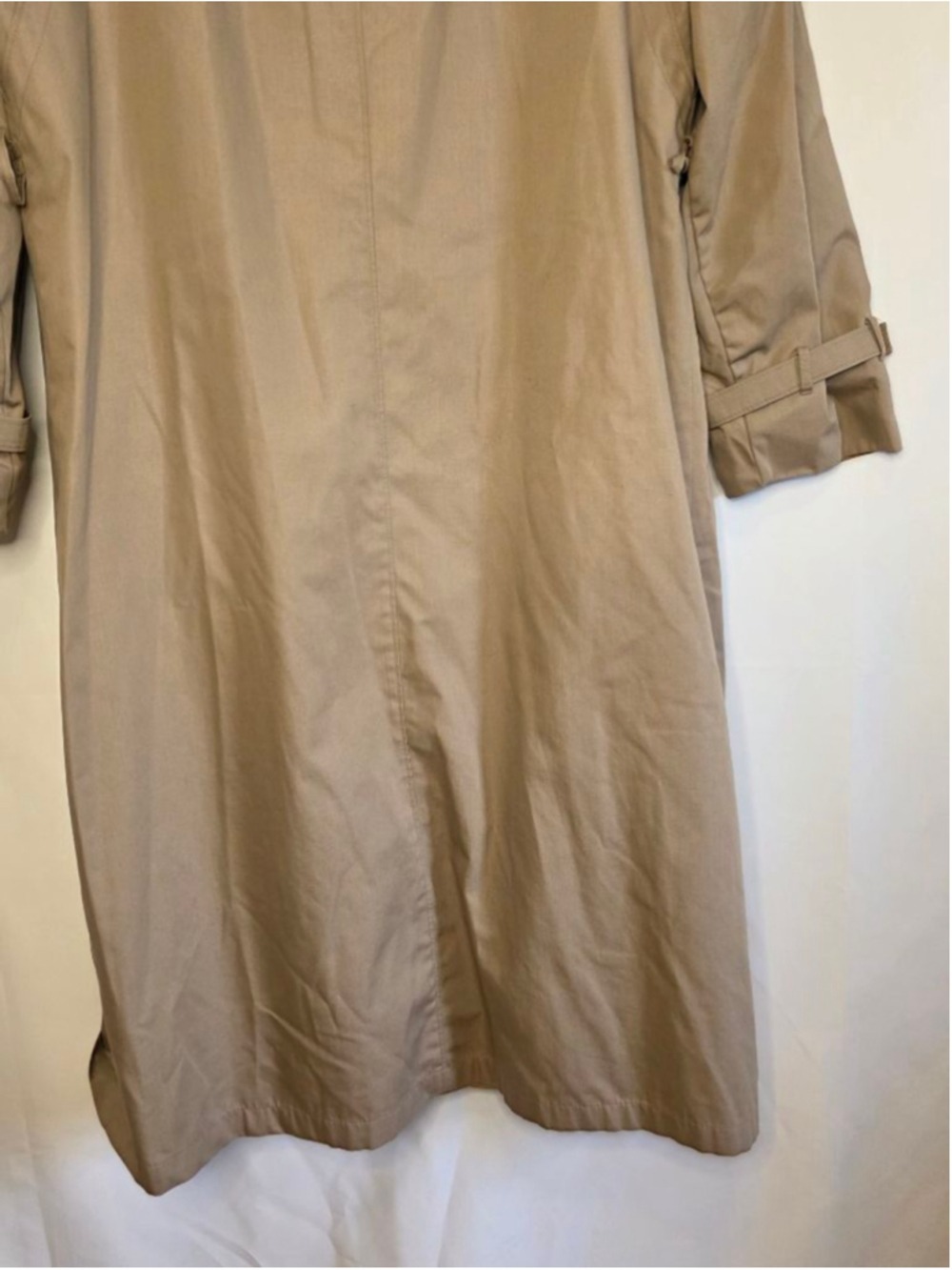 London Fog Beige Trench Coat Size 16 - Picture 6 of 7